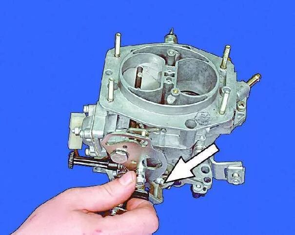 Ремонт карбюратора 2109 своими руками Ремонт ВАЗ 2109 (Лада Самара) : Проверка работы механизма блокировки второй каме