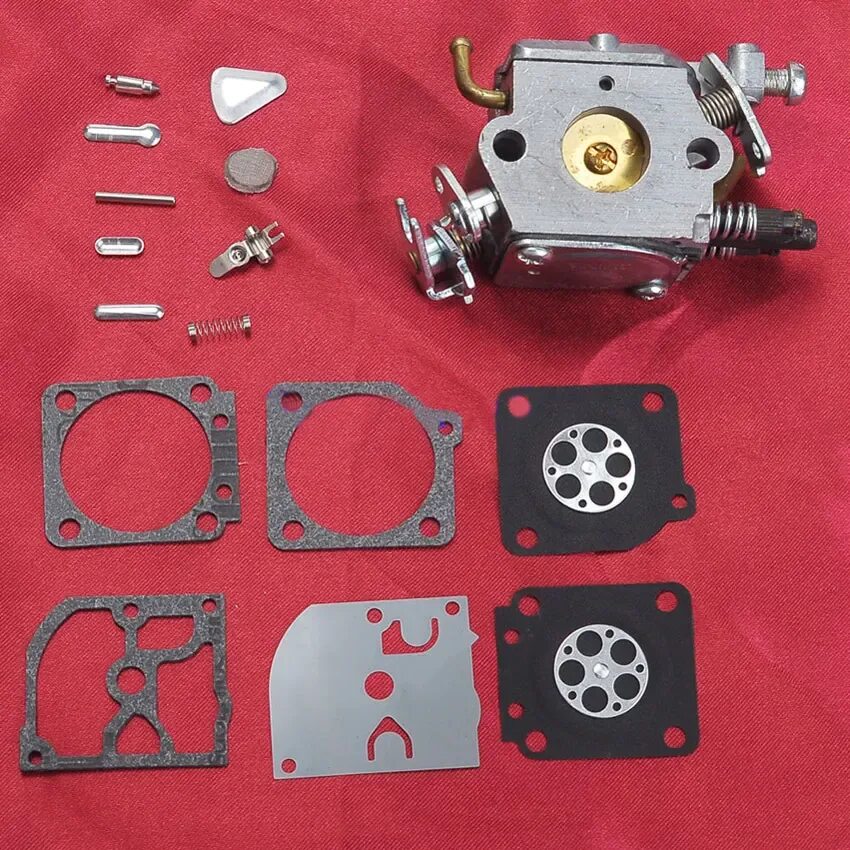 Ремонт карбюратора триммера своими FOR ZAMA C1Q EL24 Carburetor Kit FOR Husqvarna 123 223 323 325 326 327 C L LD R 