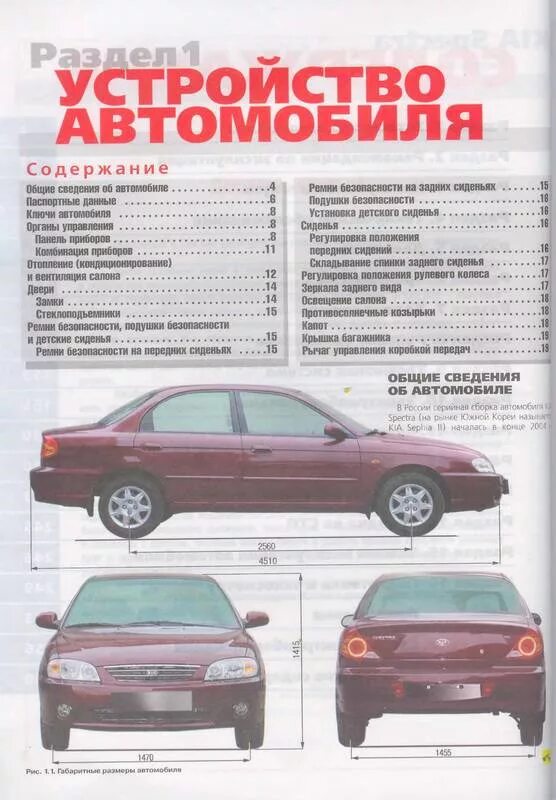 Ремонт киа спектры своими руками Иллюстрация 2 из 18 для KIA Spectra. Руководство по эксплуатации, техническому о