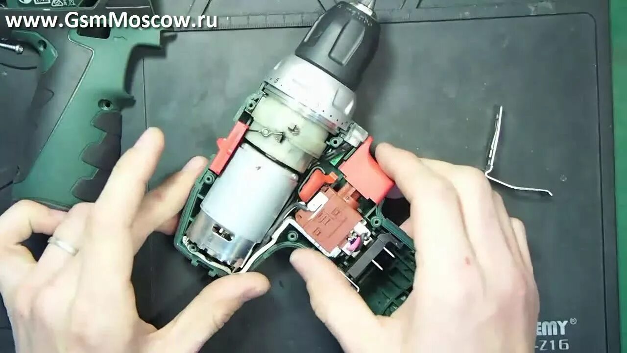 Ремонт кнопки шуруповерта своими руками Ремонт шуруповерта Metabo RYOBI CSD41 когда он реагирует на нажатие но не работа