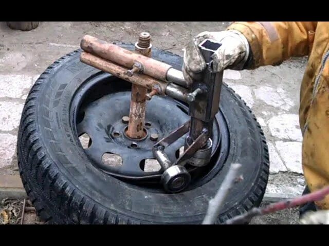 Ремонт колес своими руками Do-it-yourself garage tire fitting on bearings. Wheel disassembly assembly proce