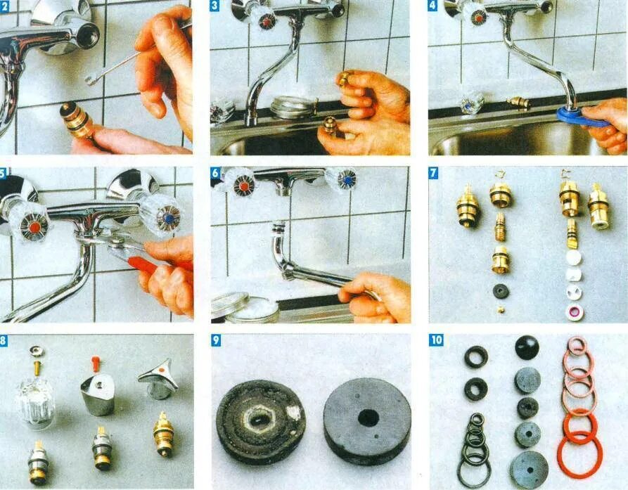 Ремонт кранов своими руками Ремонт смесителя для ванной и кухни своими руками (шарового, однорычажного кухон