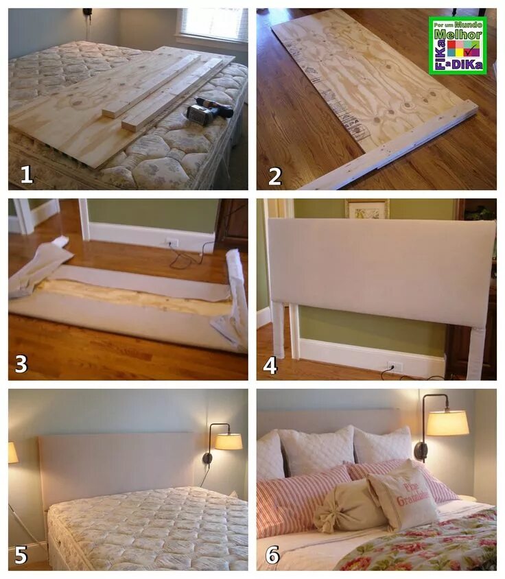 Ремонт кровати своими руками Cabeceiras de Cama Diy bed headboard, Diy headboard upholstered, Diy home decor