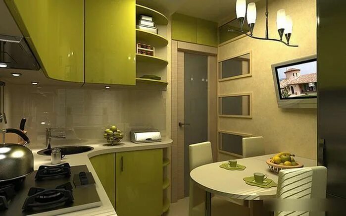 Ремонт кухни 6 метров фото дизайн Российский Сервис Онлайн-Дневников Kitchen design small, Home, Apartment design