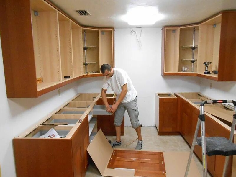 Ремонт кухонных шкафов своими руками Kitchen Remodeling Company Near Me Winter Garden FL Manufactured home remodel, R