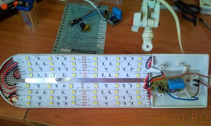 Ремонт led светильников своими руками Форум РадиоКот * Просмотр темы - Светодиодная лампа