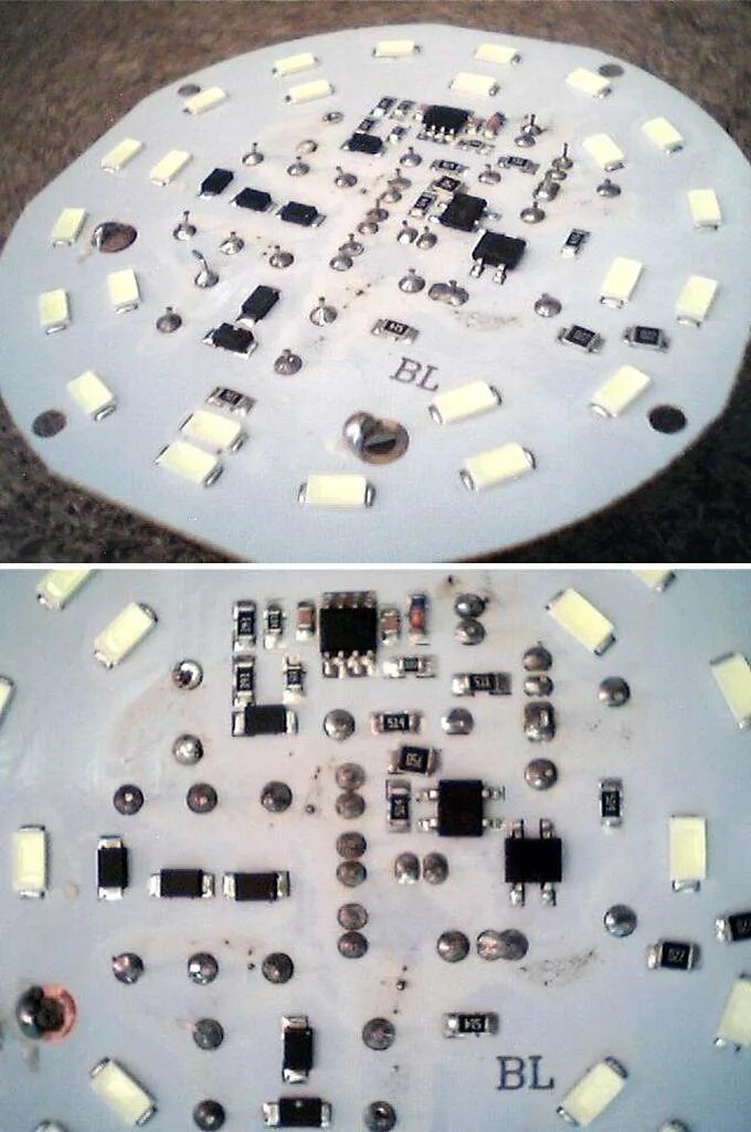 Ремонт led светильников своими руками Ремонт светодиодной лампы LED 15W Mosquito killer АС175-265V