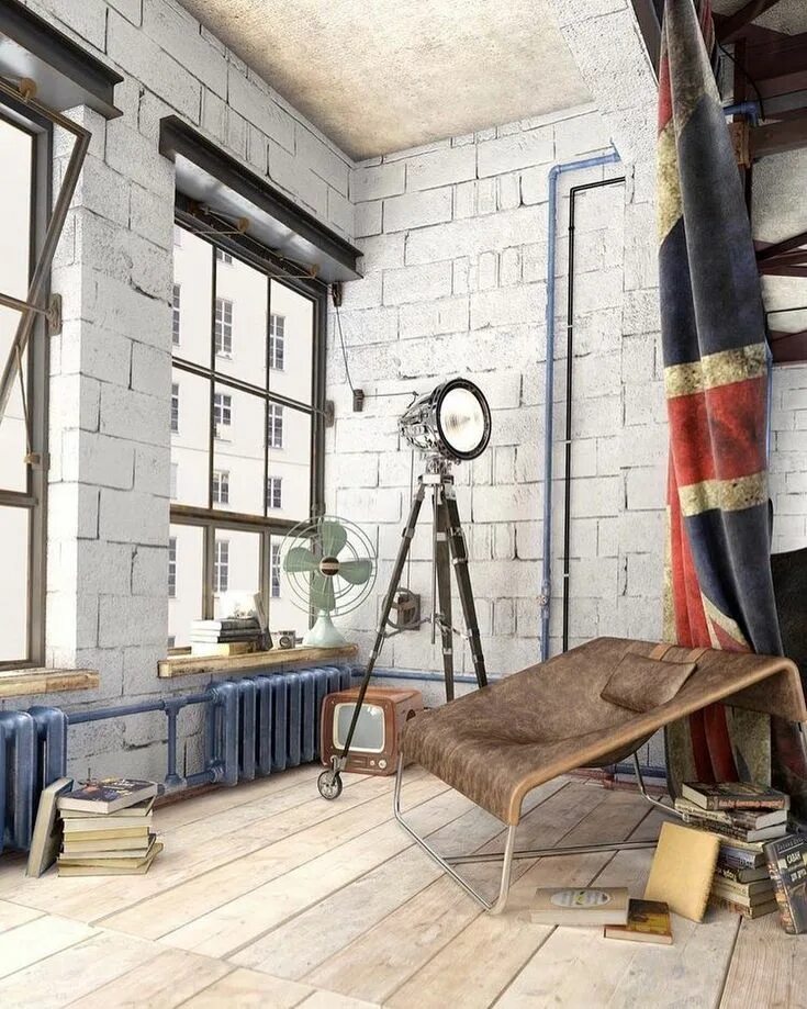 Ремонт лофт своими руками Épinglé par Tara Knothe sur Decor Appartement design, Déco loft industriel, Deco