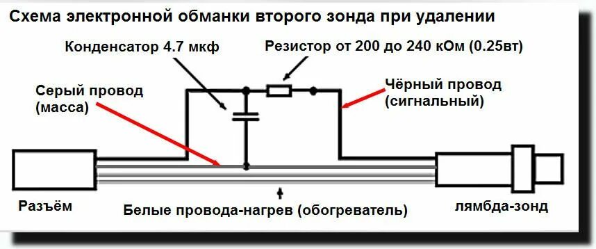 Ремонт лямбды своими руками Как сделать обманку на кислородный датчик автомобиля Автомобиль, Ремонт автомоби