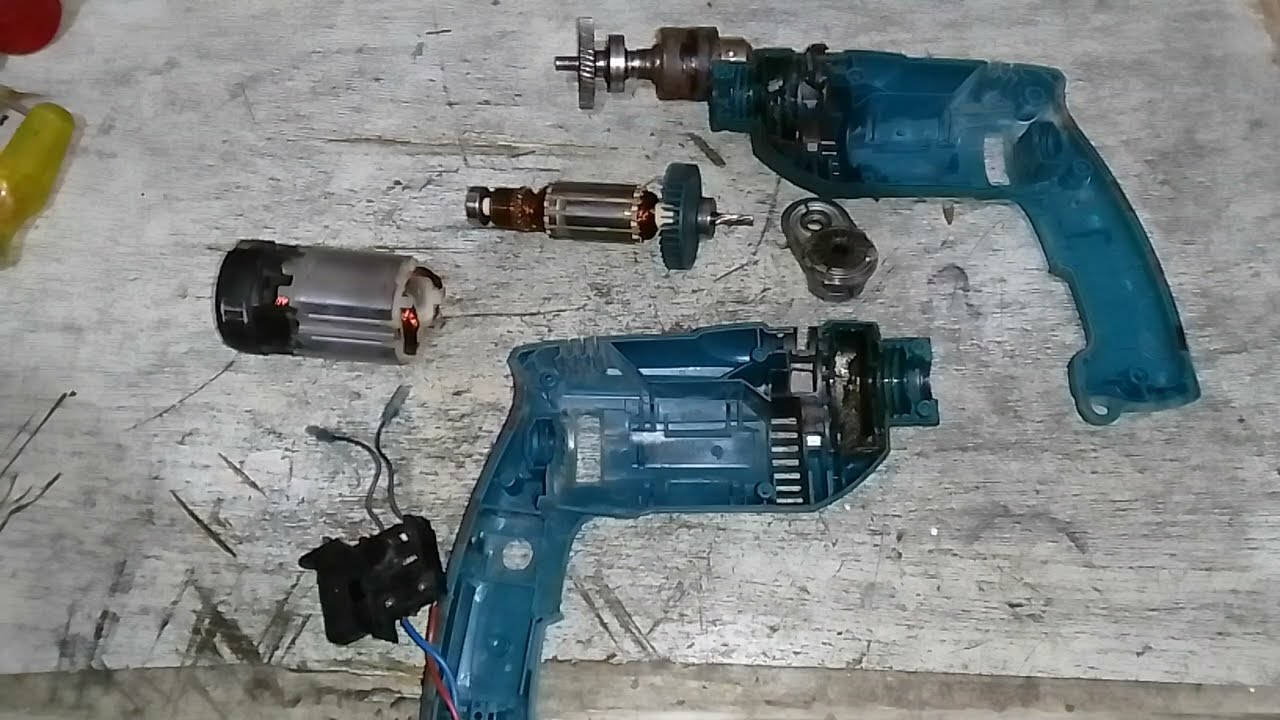 Ремонт макиты своими руками montar furadeira makita hp1640 - YouTube