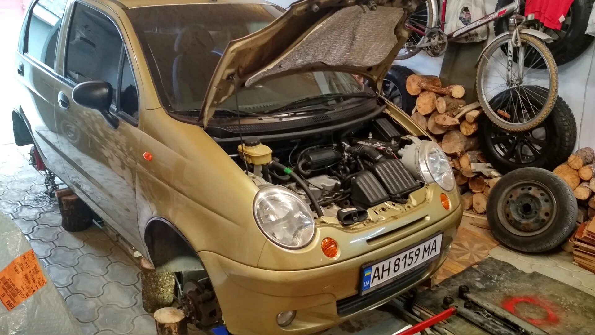 Ремонт матиза своими руками Daewoo Matiz (M100, M150) 0.8 бензиновый 2008 Бежевый жоповозик. на DRIVE2