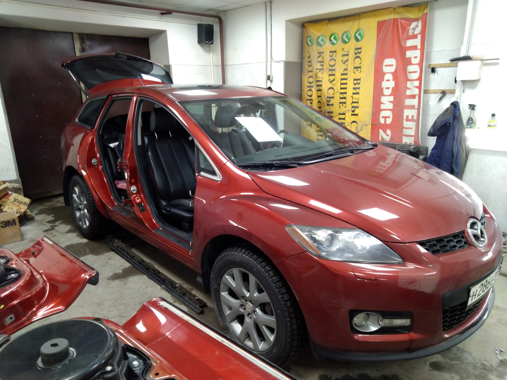 Ремонт мазды своими руками 20// Спасение мазды. - Mazda CX-7, 2,3 л, 2008 года кузовной ремонт DRIVE2