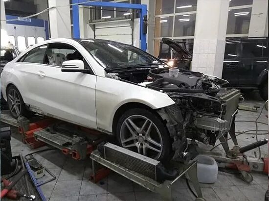 Ремонт мерседеса своими руками Кузовной ремонт Mercedes на Дубровке (ЮВАО)