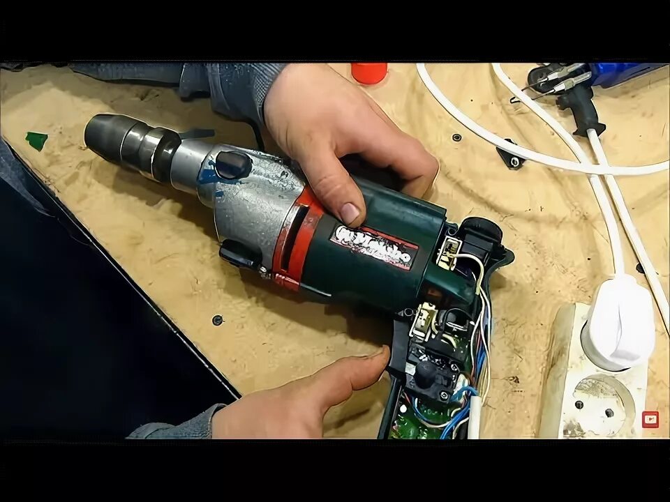 Ремонт метабо своими руками Repair and Refresh 29 Year Old METABO Drill - YouTube