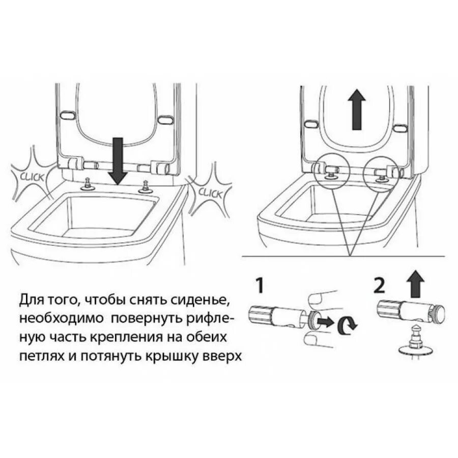 Ремонт микролифта крышки унитаза своими руками Крышка-сиденье Roca Dama Senso 801512004 c микролифтом купить в Москве в интерне