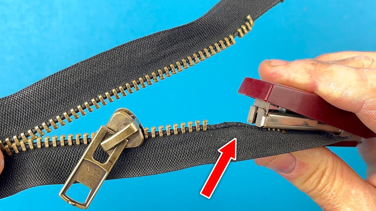 Ремонт молнии своими Amazing Method! Your Zipper Will Never Be Broken Again - YouTube