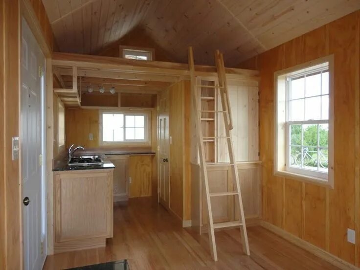 Ремонт на даче своими руками Tiny cabins interiors, Tiny house plans, Tiny house cabin