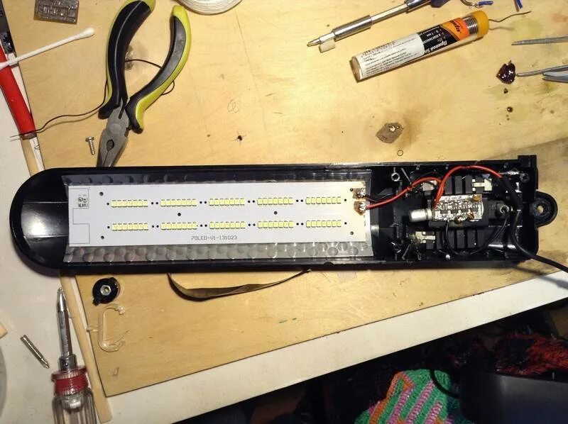 Ремонт настольного светодиодного светильника своими руками Светодиодная лампа своими руками на 220в - подробная инструкция