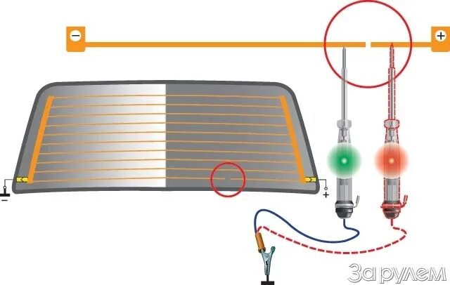 Ремонт обогрева заднего стекла автомобиля своими Ремонт обогрева стекла. Слышал звон?
