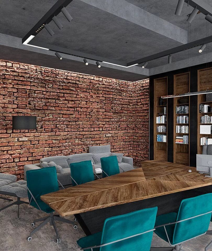 Ремонт офиса в стиле лофт Loft style office Loft style, Style office, Loft