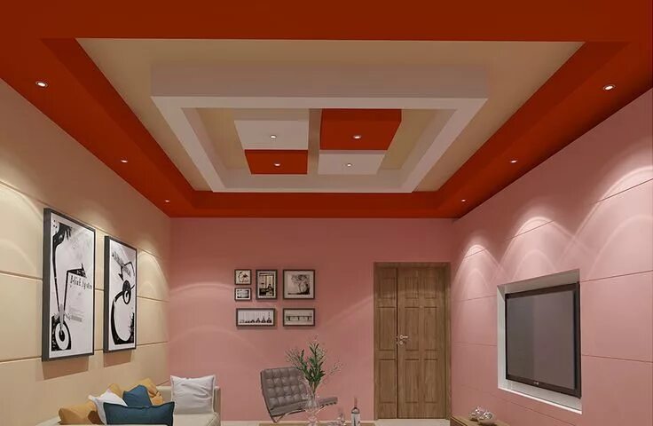 Ремонт потолка фото варианты Living Room False ceiling design, Ceiling design, False ceiling