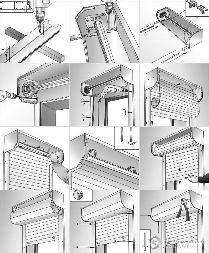 Ремонт рольставней своими руками Как выбрать роллеты на окна и установить своими руками
