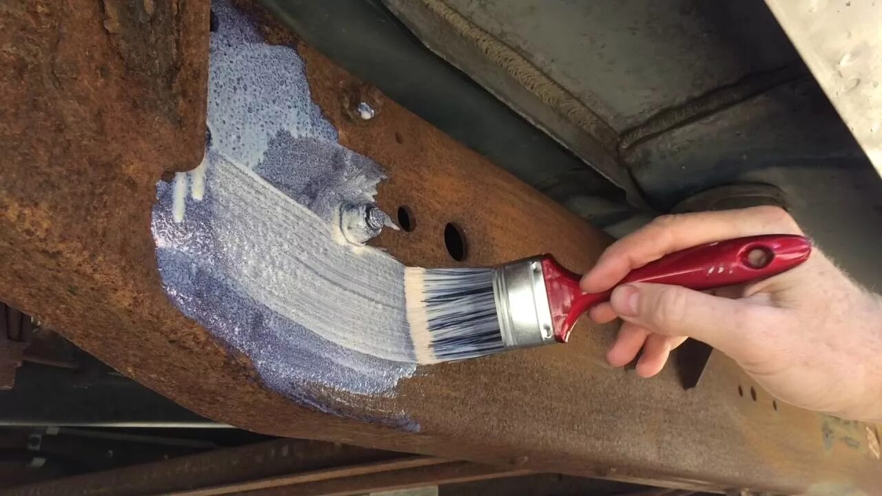 Ремонт ржавого автомобиля своими руками How To Paint Rusty Metal - YouTube