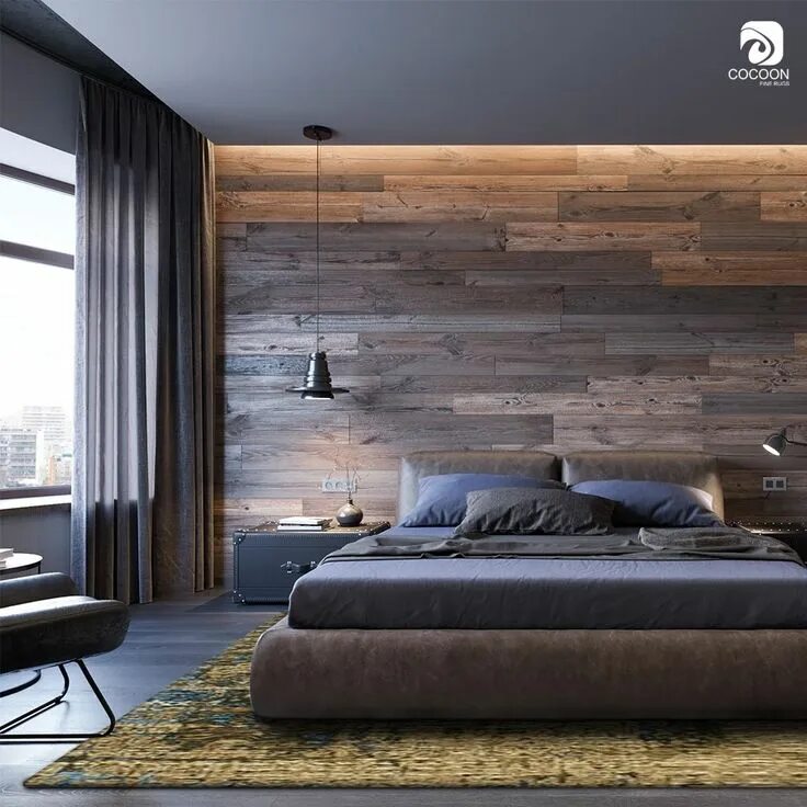 Ремонт с деревом в интерьере One rug many settings- Bedroom Bedroom interior, Bedroom furniture design, Bedro