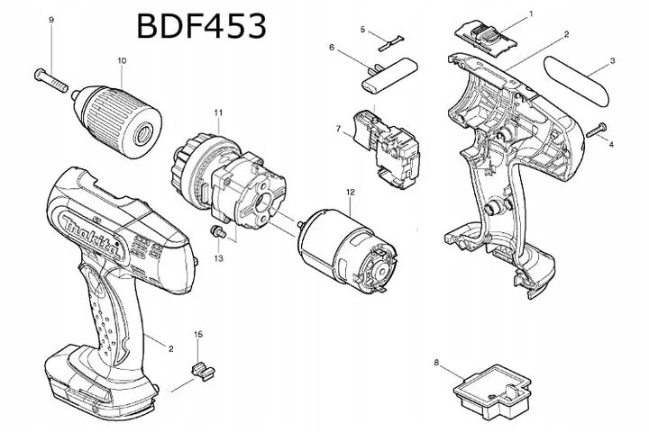 Ремонт шуруповерта макита своими Купить Контактно-розеточный терминал Makita BDF456 BHP453: отзывы, фото и характ