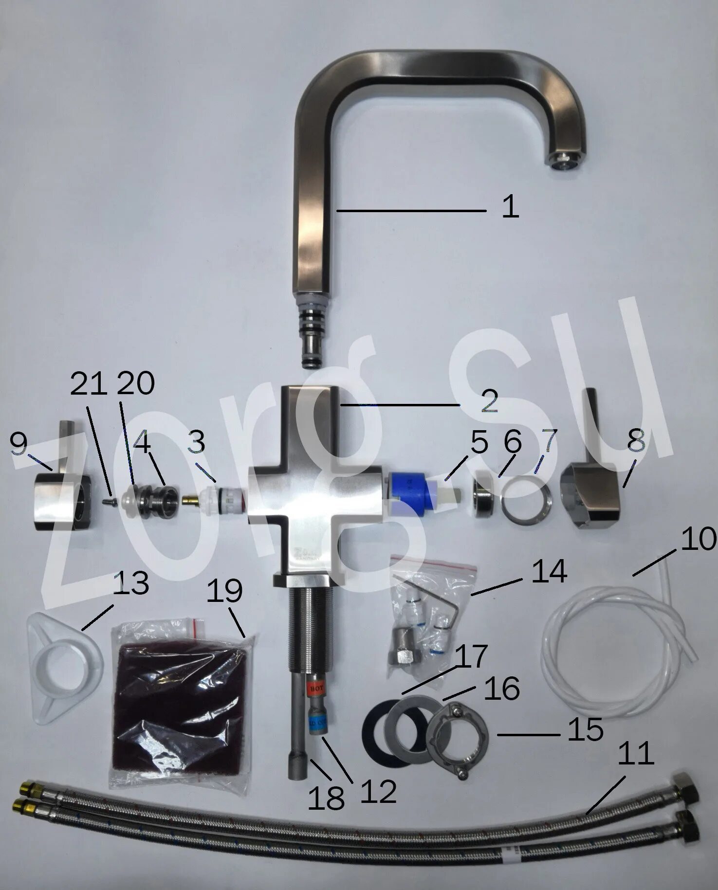 Ремонт смесителя для кухни своими Разобрать и отремонтировать смеситель ZORG Inox своими руками