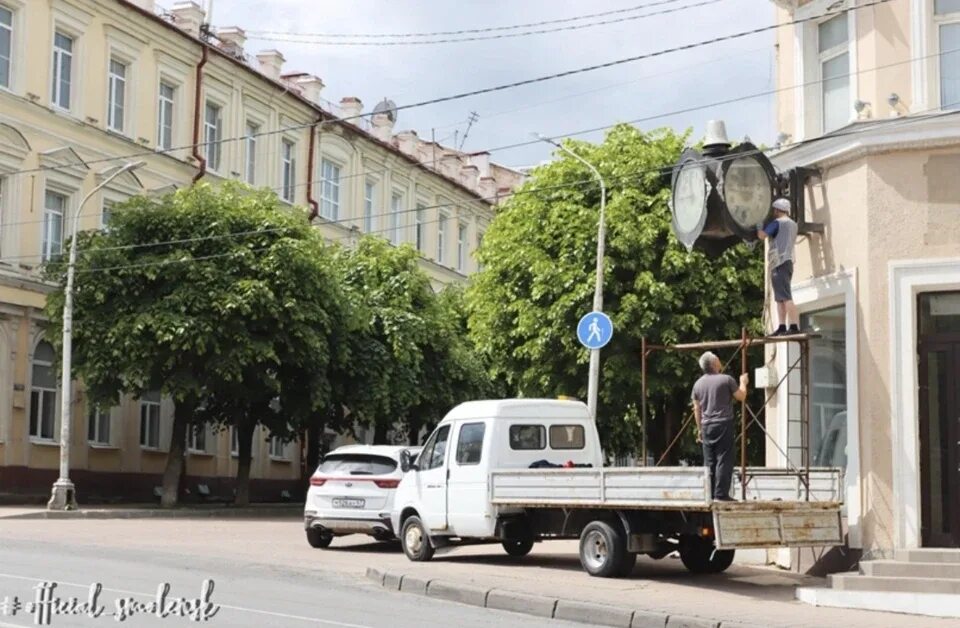 Ремонт смоленск фото В Смоленске капитально отремонтируют известные часы на улице Большой Советской -