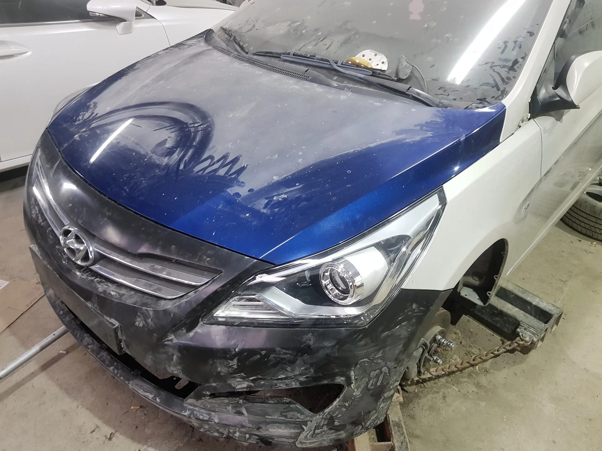 Ремонт соляриса своими руками 28.ВОССТАНОВЛЕНИЕ ПОСЛЕ ДТП - Hyundai Solaris, 1,6 л, 2016 года кузовной ремонт 