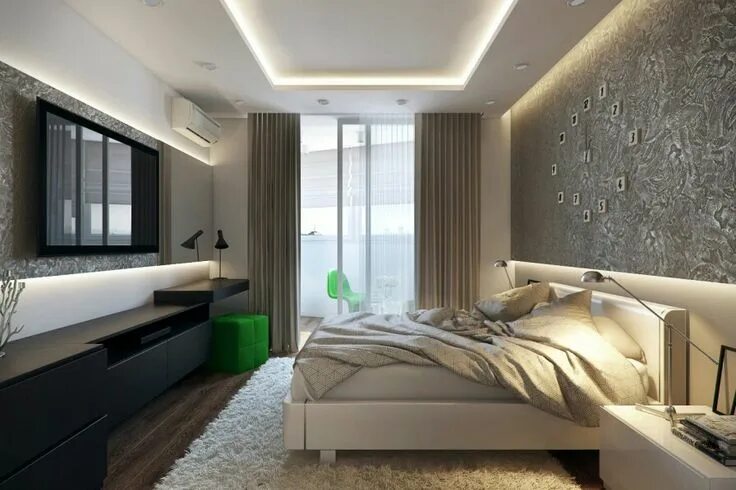 Ремонт спальни дизайн современный 12 кв м Pin by nata on для дома Bedroom design, Ceiling design bedroom, Modern bedroom d