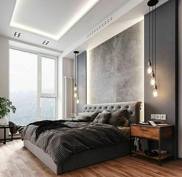 Ремонт спальни дизайн современный в теплых Pin on Интерьер Luxury bedroom master, Luxurious bedrooms, Modern bedroom design