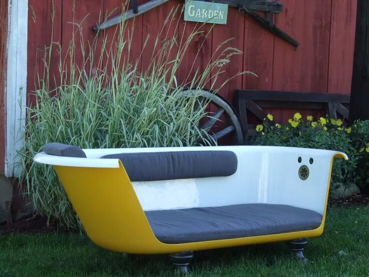 Ремонт старой ванны своими руками Redux Tub. Old bathtub, Garden bathtub, Vintage tub