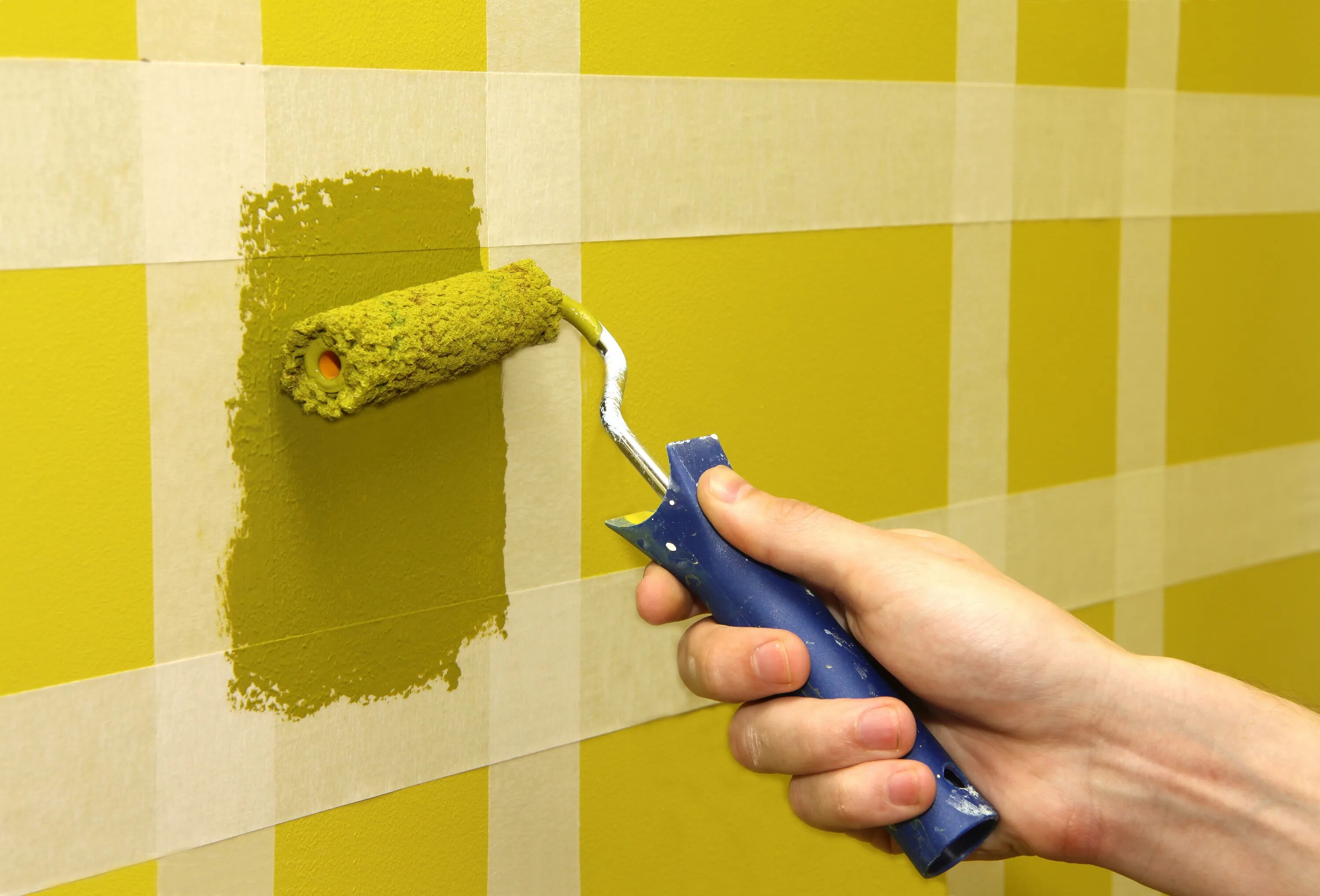 Покраска стен без лишних трат Patrones de pintura de pared, Pinturas de pared de