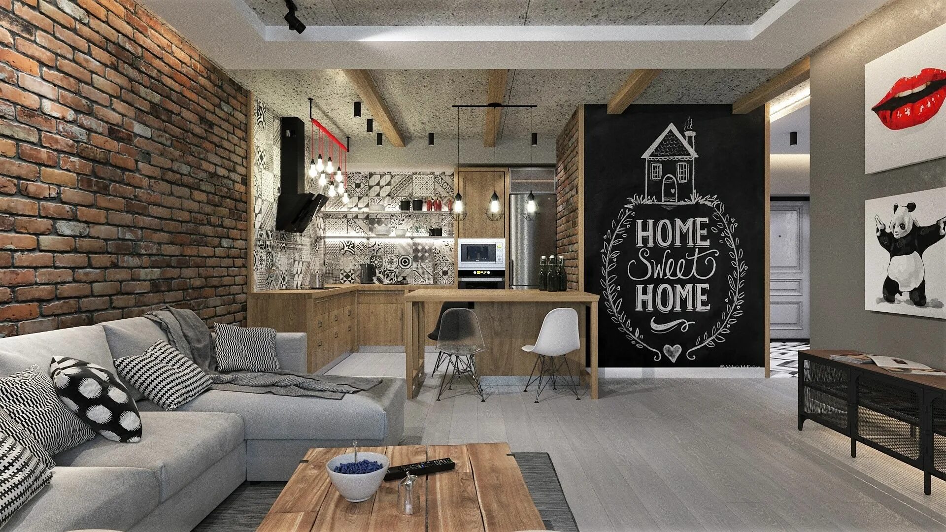 Pin on вітальня living room Wohnzimmer Industrial interior design, Rustic house,