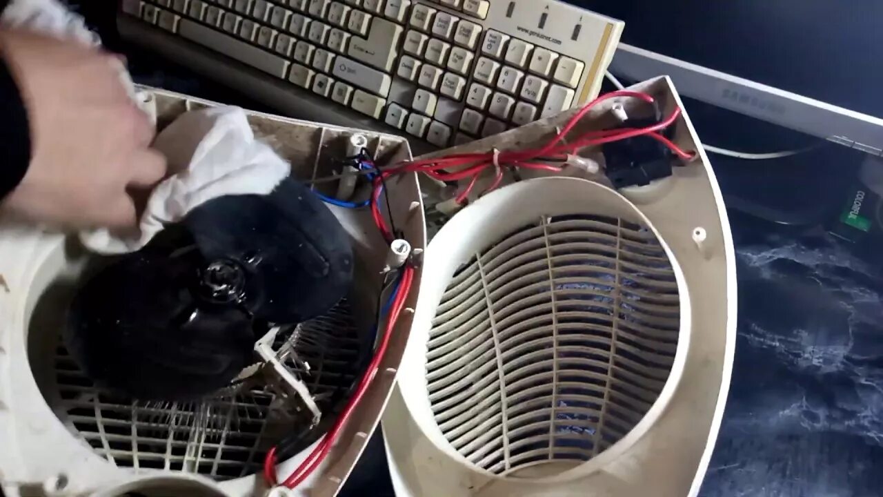 Ремонт тепловентилятора своими руками Ремонт тепловентилятора (дуйка) Fan heater repair (duyka) - YouTube