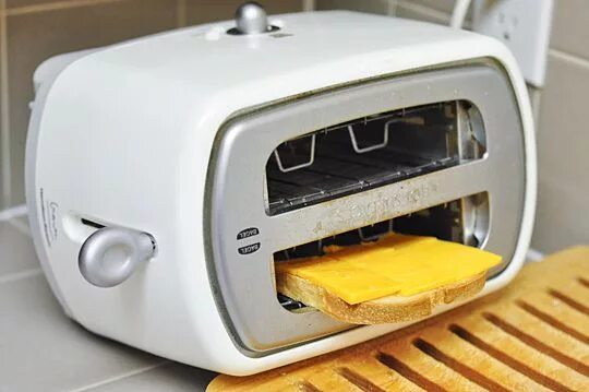 Ремонт тостера своими Lunch Tip from Jamie Oliver: Toaster Cheese Sandwiches Cool toasters, Easy grill