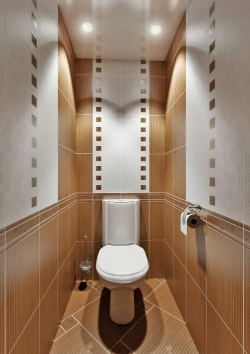 Ремонт туалета в квартире фото дизайн Дизайн плитки в туалете - 35 фото Toilet design, Bathroom design, Popular bathro