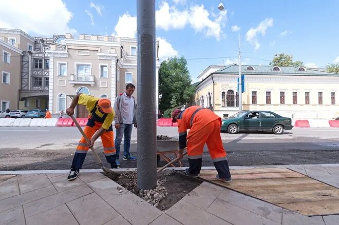 Ремонт улиц фото В течение недели работы по благоустройству закончатся на 10 улицах - Собянин :: 