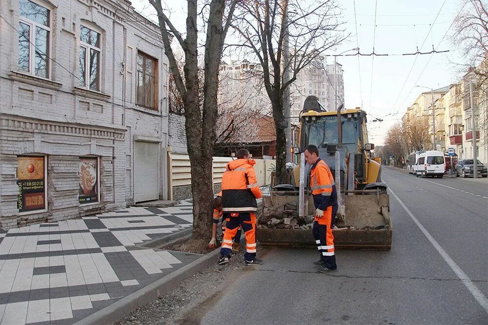 Ремонт улиц фото Стартовал ремонт ул. Октябрьской - одной из главных транспортных артерий Краснод