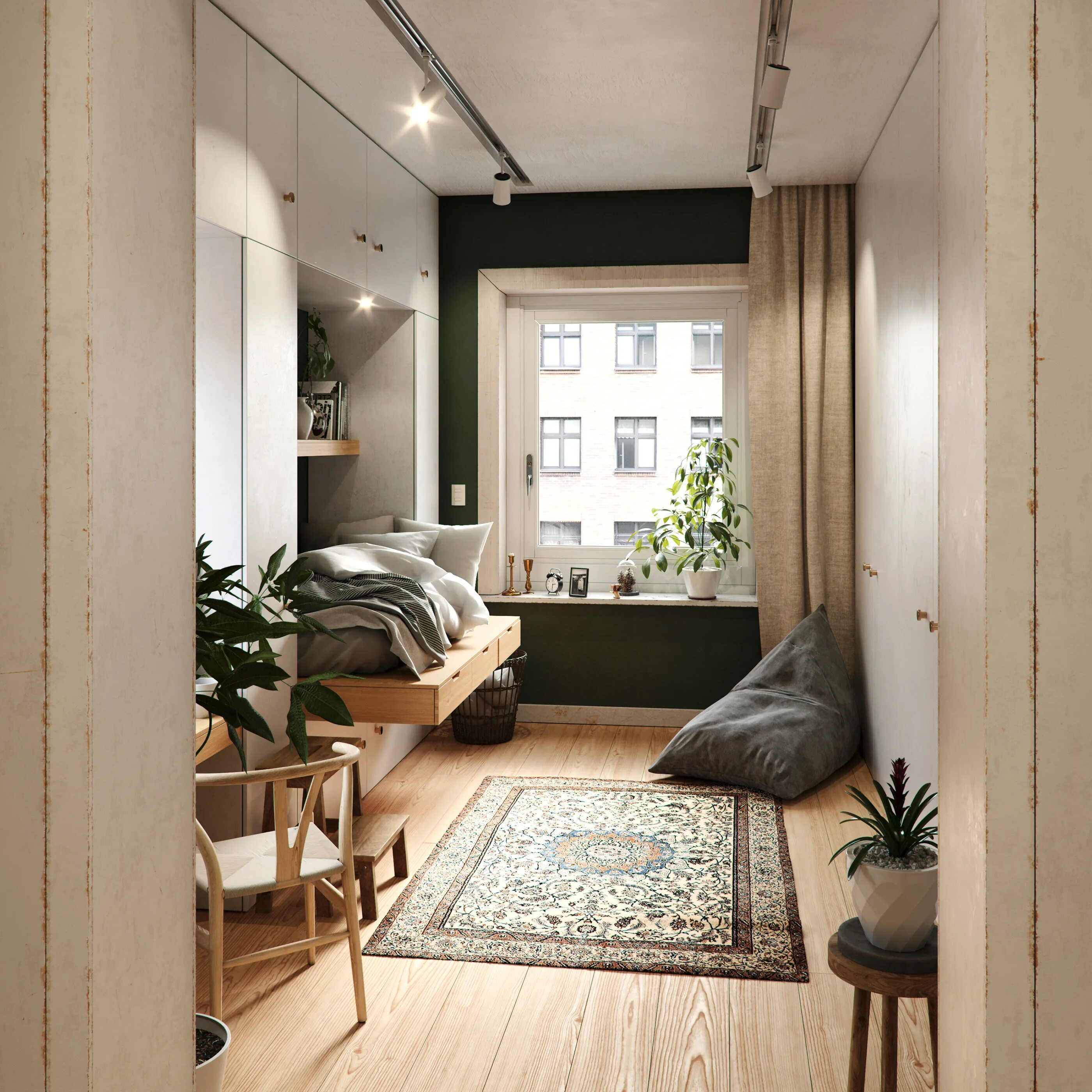 Ремонт в маленькой квартире фото Small Studio / CGI :: Behance