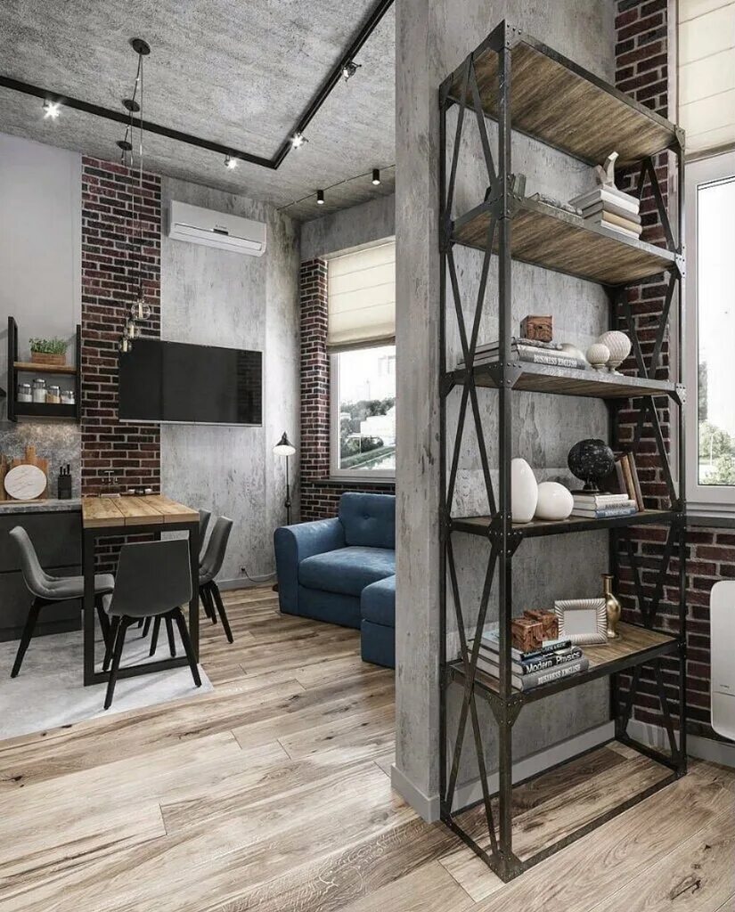 Ремонт в стиле лофт бюджетный своими руками Loft Design Project, interior design, Moscow, 5th Yamskogo Polya Street, 7к2 - Y