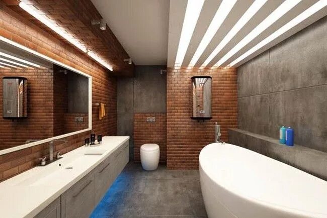 Ремонт в ванной в стиле лофт All You Need to Know About the Loft Style Bathroom Loft bathroom, Cottage bathro