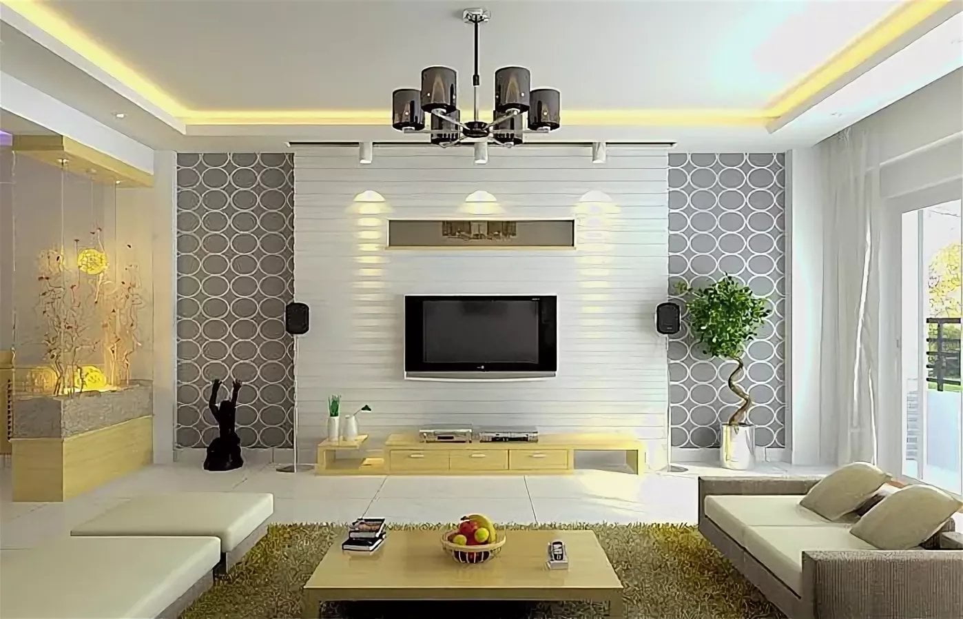 Ремонт в зале фото своими Transform Your Home with Creative Wallpaper Ideas - Vastu Decor