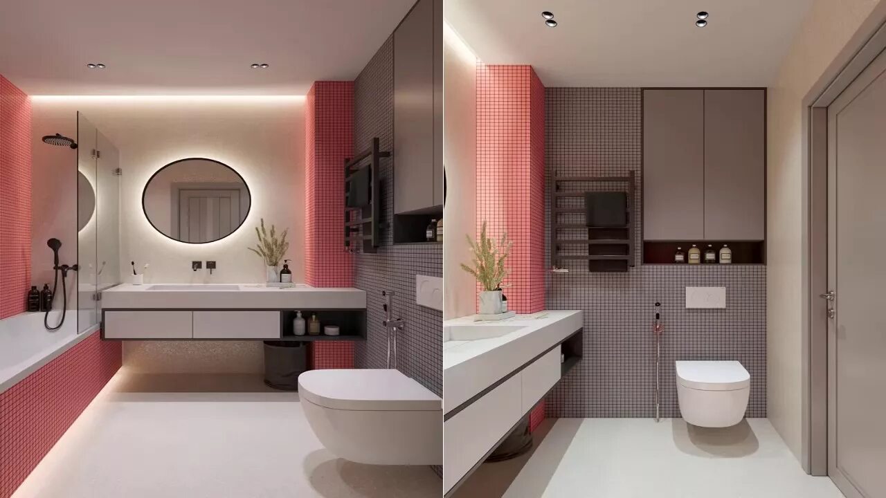 Ремонт ванной комнаты и туалета дизайн современный Latest & Unique Washroom Designs for Home, Hotel & Office - YouTube