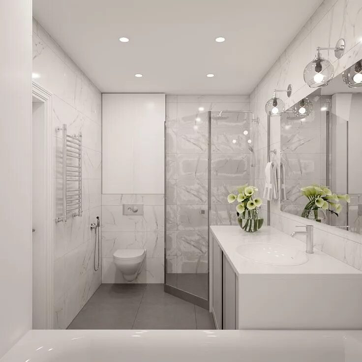 Ремонт ванны в светлых тонах фото Pin on Быстрое сохранение in 2024 Bathrooms remodel, Bathroom design, House room