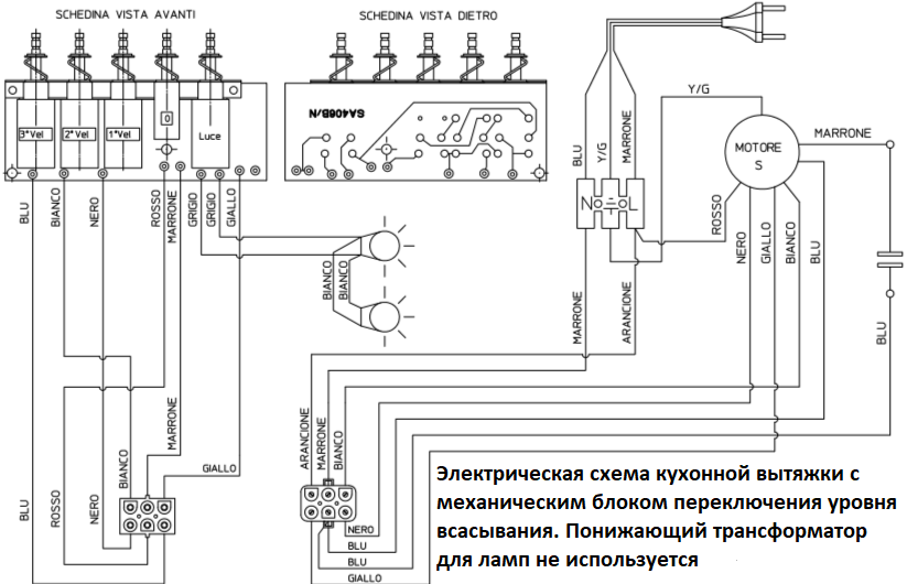 Ремонт варочной панели ssc3913hrk 2 схема электрическая Схема вытяжки HeatProf.ru