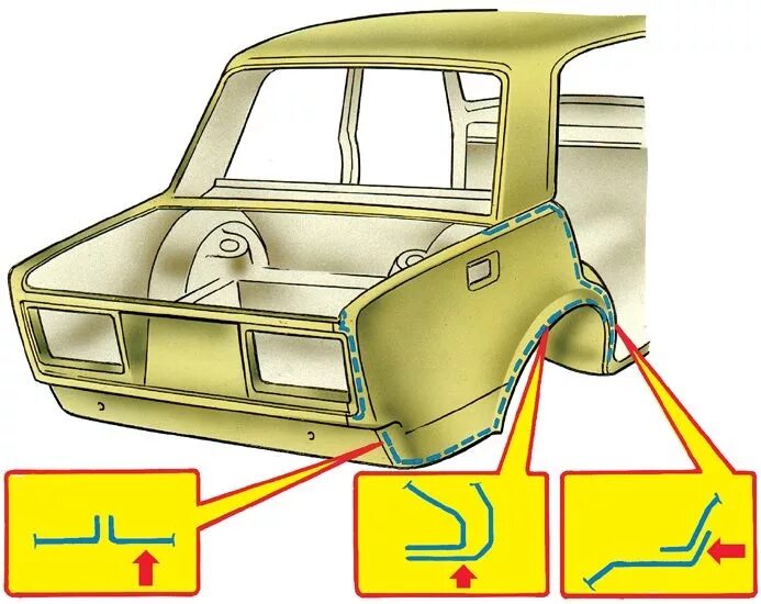 Ремонт ваз 2107 своими замена деталей кузова - DRIVE2